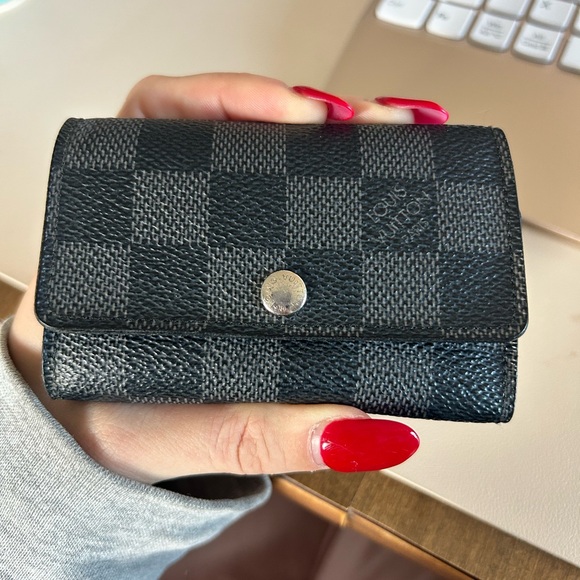 Louis Vuitton Other - Black Damier LV Card Key Holder